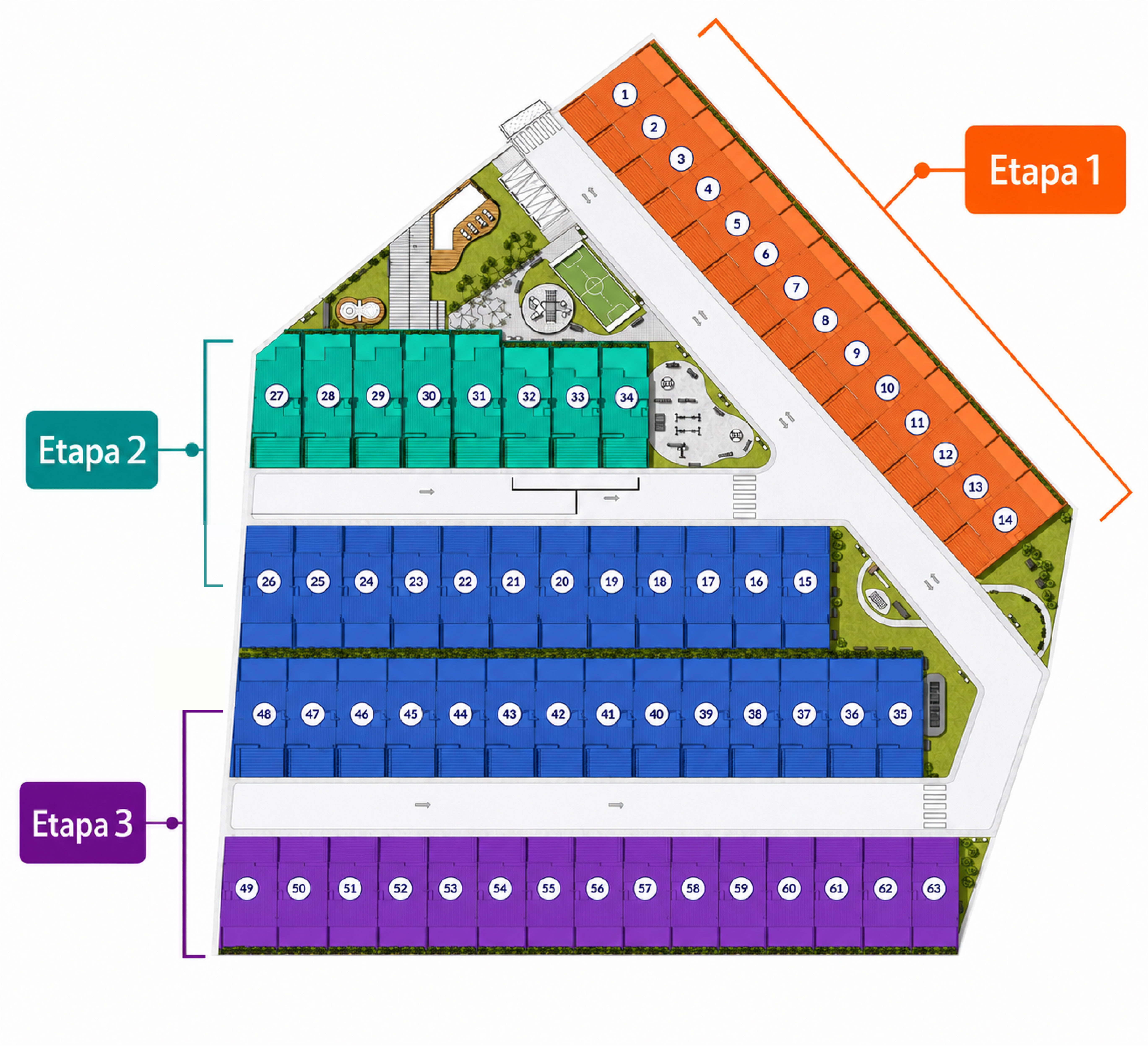Masterplan Barrio Cerrado Arandu